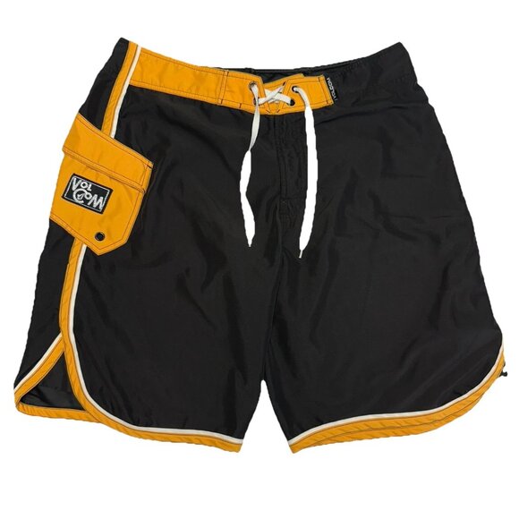Vintage Volcom Stone Board Shorts Mens 38 Board Shorts Swim Trunks Vintage Y2K - Picture 1 of 12